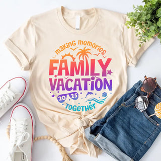 Family Vacation 2025 Shirts – Matching Outfits for Making Memories Together - A Roese Boutique