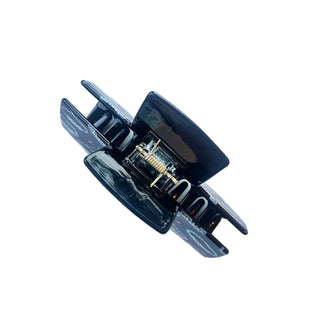 Friendship Bracelets on Black Claw Clip - A Roese Boutique