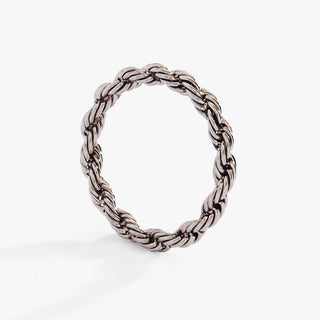 Frozen French Rope Ring - A Roese Boutique