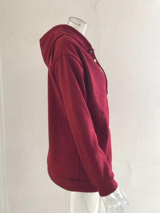 Full Size Kangaroo Pocket Drawstring Long Sleeve Hoodie Plus Size - A Roese Boutique