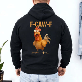 Funny F - Caw - F Rooster Hoodie - A Roese Boutique