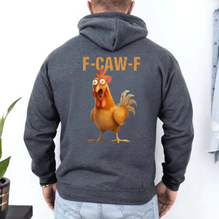 Funny F - Caw - F Rooster Hoodie - A Roese Boutique