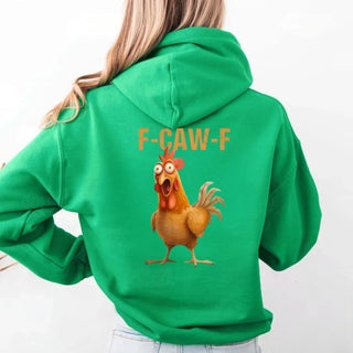 Funny F - Caw - F Rooster Hoodie - A Roese Boutique