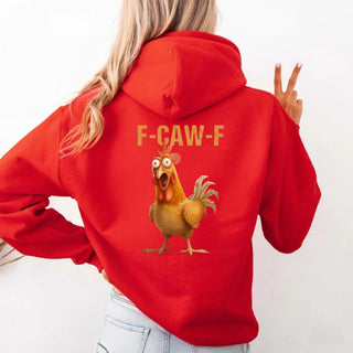 Funny F - Caw - F Rooster Hoodie - A Roese Boutique