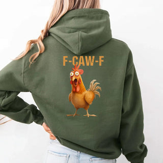 Funny F - Caw - F Rooster Hoodie - A Roese Boutique