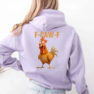Funny F - Caw - F Rooster Hoodie - A Roese Boutique