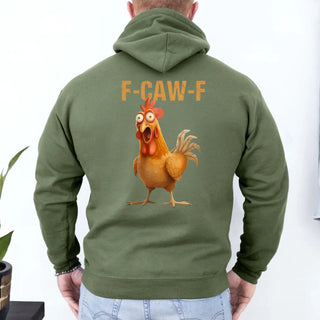 Funny F - Caw - F Rooster Hoodie - A Roese Boutique