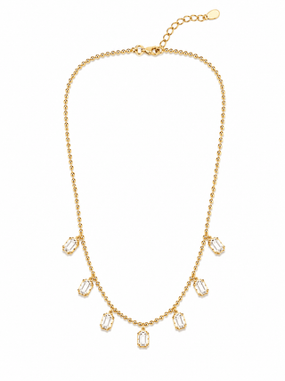 Georgian Bezel Set Necklace - A Roese Boutique