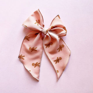 Gingerbread Man Elle Bow - A Roese Boutique
