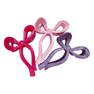 Gloss Bow Claw Clip - A Roese Boutique