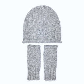 Gray Essential Knit Alpaca Beanie - A Roese Boutique