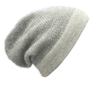Gray Interwoven Alpaca Beanie - A Roese Boutique