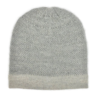 Gray Interwoven Alpaca Beanie - A Roese Boutique