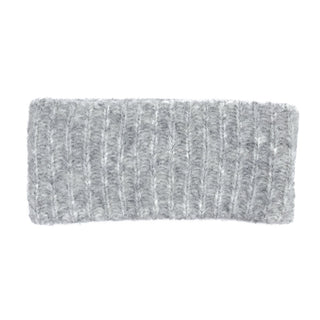 Gray Ribbed Alpaca Ear Warmer - A Roese Boutique