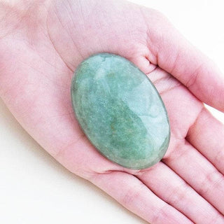 Green Aventurine Palm Stone by Tiny Rituals - A Roese Boutique