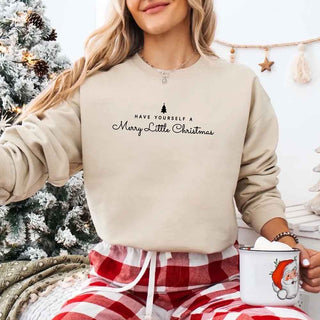 Have Yourself a Merry Christmas Sweatshirt Holiday Crew Neck Gift - A Roese Boutique