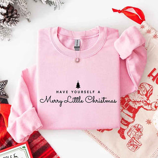 Have Yourself a Merry Christmas Sweatshirt Holiday Crew Neck Gift - A Roese Boutique