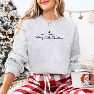 Have Yourself a Merry Christmas Sweatshirt Holiday Crew Neck Gift - A Roese Boutique