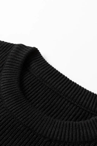 HELLO PUMPKIN Round Neck Long Sleeve Sweater - A Roese Boutique