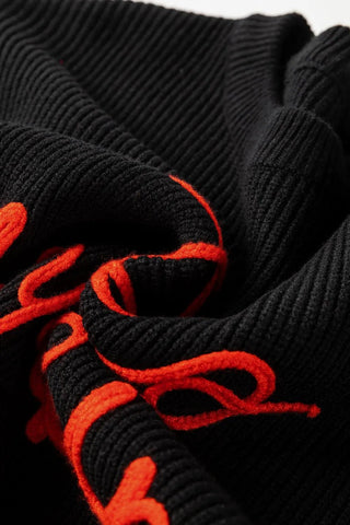 HELLO PUMPKIN Round Neck Long Sleeve Sweater - A Roese Boutique