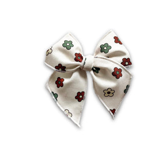 Holiday Daisies Elle Bow - A Roese Boutique