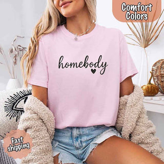 Homebody Comfort Colors Tee – Casual Relaxed Fit Shirt - A Roese Boutique