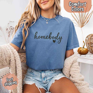 Homebody Comfort Colors Tee – Casual Relaxed Fit Shirt - A Roese Boutique