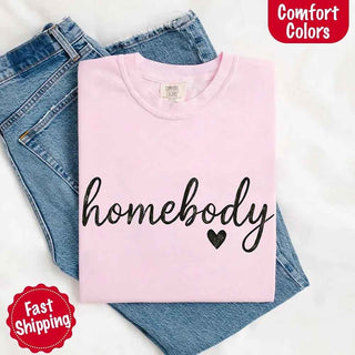 Homebody Comfort Colors Tee – Casual Relaxed Fit Shirt - A Roese Boutique