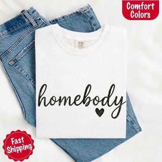 Homebody Comfort Colors Tee – Casual Relaxed Fit Shirt - A Roese Boutique