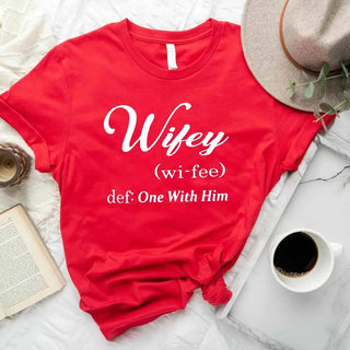 Hubby & Wifey Definition Couple T-shirt - A Roese Boutique