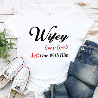 Hubby & Wifey Definition Couple T-shirt - A Roese Boutique