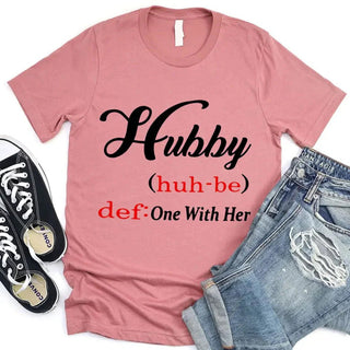 Hubby & Wifey Definition Couple T-shirt - A Roese Boutique