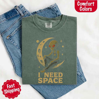 I Need Space Tee – Gothic Alternative Unisex Comfort Colors Shirt - A Roese Boutique