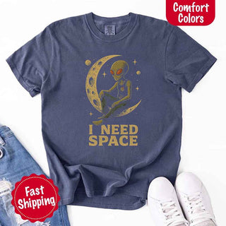 I Need Space Tee – Gothic Alternative Unisex Comfort Colors Shirt - A Roese Boutique