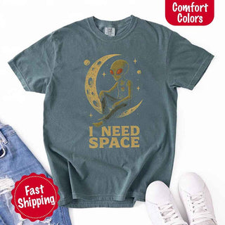 I Need Space Tee – Gothic Alternative Unisex Comfort Colors Shirt - A Roese Boutique