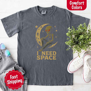 I Need Space Tee – Gothic Alternative Unisex Comfort Colors Shirt - A Roese Boutique