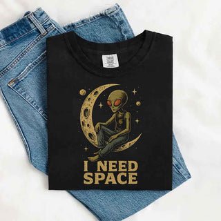 I Need Space Tee – Gothic Alternative Unisex Comfort Colors Shirt - A Roese Boutique