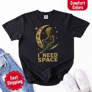 I Need Space Tee – Gothic Alternative Unisex Comfort Colors Shirt - A Roese Boutique