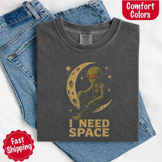 I Need Space Tee – Gothic Alternative Unisex Comfort Colors Shirt - A Roese Boutique