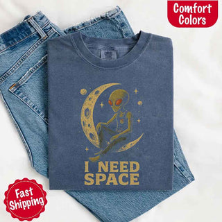 I Need Space Tee – Gothic Alternative Unisex Comfort Colors Shirt - A Roese Boutique