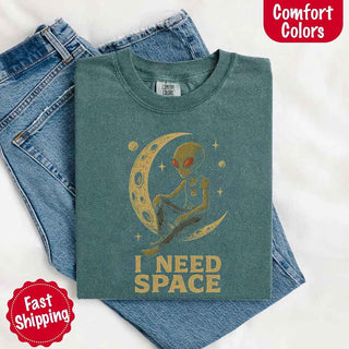 I Need Space Tee – Gothic Alternative Unisex Comfort Colors Shirt - A Roese Boutique