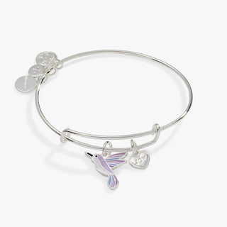 'Joy' Hummingbird Duo Charm Bangle Bracelet - A Roese Boutique