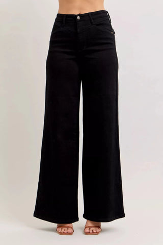 Judy Blue High - Waisted Wide Leg Jeans - A Roese Boutique