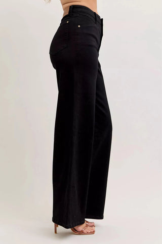 Judy Blue High - Waisted Wide Leg Jeans - A Roese Boutique
