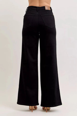 Judy Blue High - Waisted Wide Leg Jeans - A Roese Boutique