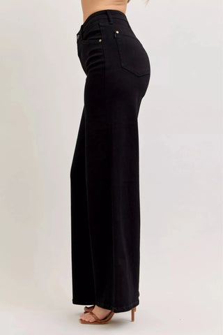 Judy Blue High - Waisted Wide Leg Jeans - A Roese Boutique