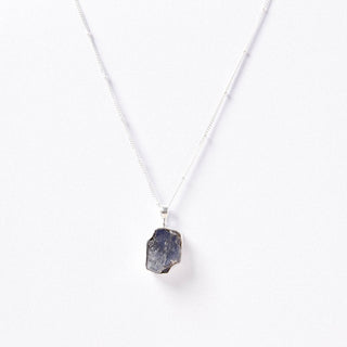 Labradorite Raw Crystal Necklace by Tiny Rituals - A Roese Boutique
