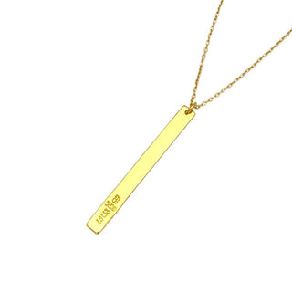 Layered Bar Bullet Necklace - A Roese Boutique