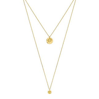 Layered North Star Bullet Necklace - A Roese Boutique