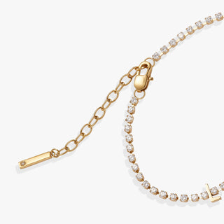 “Love” Crystal Tennis Bracelet - A Roese Boutique